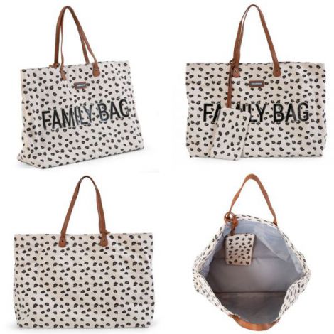 Childhome Family Bag Leopard | Geanta Practica - imagine 4