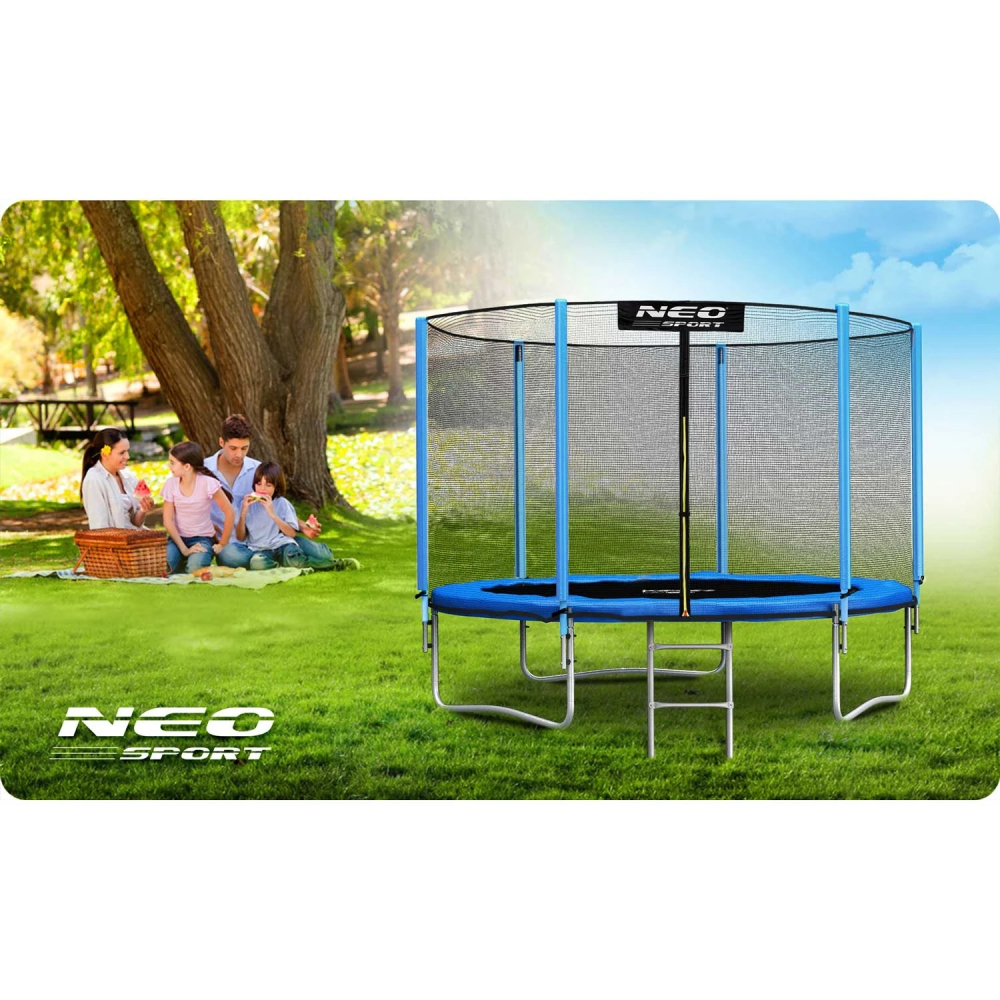 Trambulina Neo-Sport 312cm cu Plasa si Scara - imagine 2
