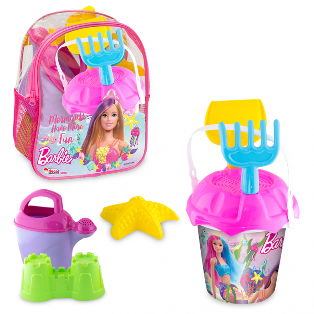 Set Jucării Nisip Dede în Rucsac Barbie - imagine 3
