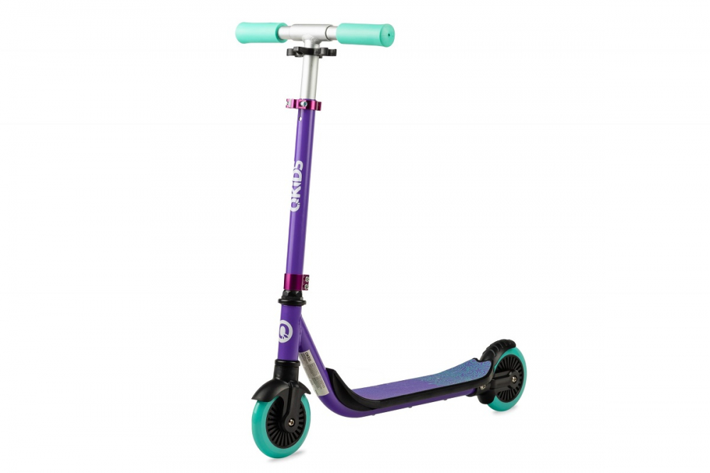Trotineta QKids Bro Purple Pliabila 3 ani+ - imagine 6