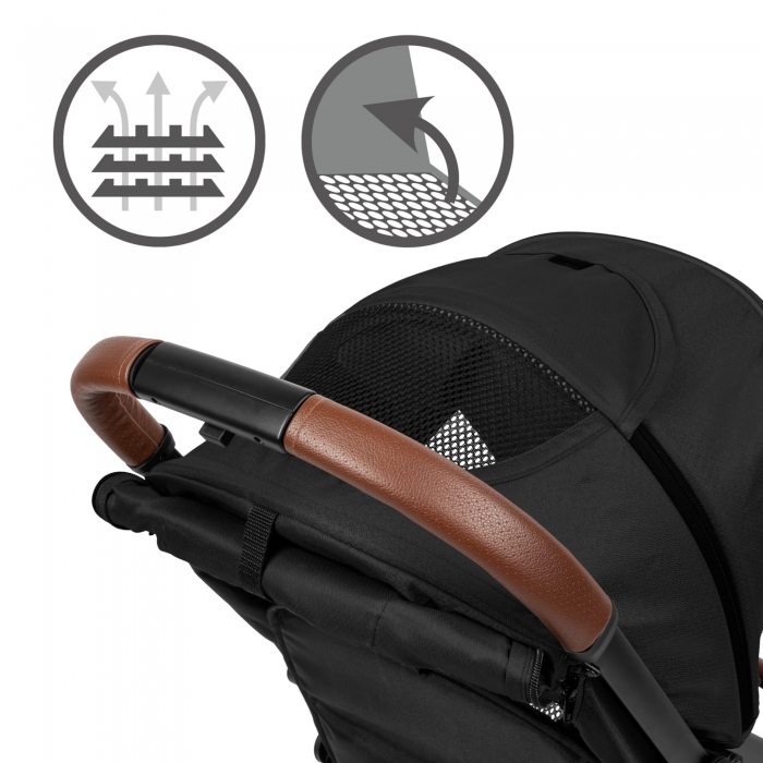 Carucior Sport Kidwell Colmer Jet Black, 22kg - imagine 9