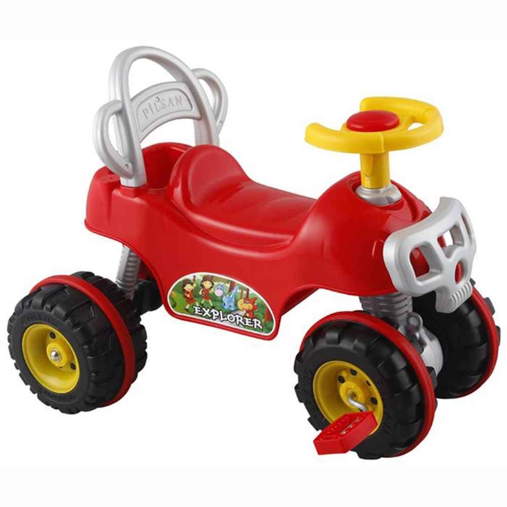 ATV cu pedale Pilsan Explorer Red, 3-5 ani
