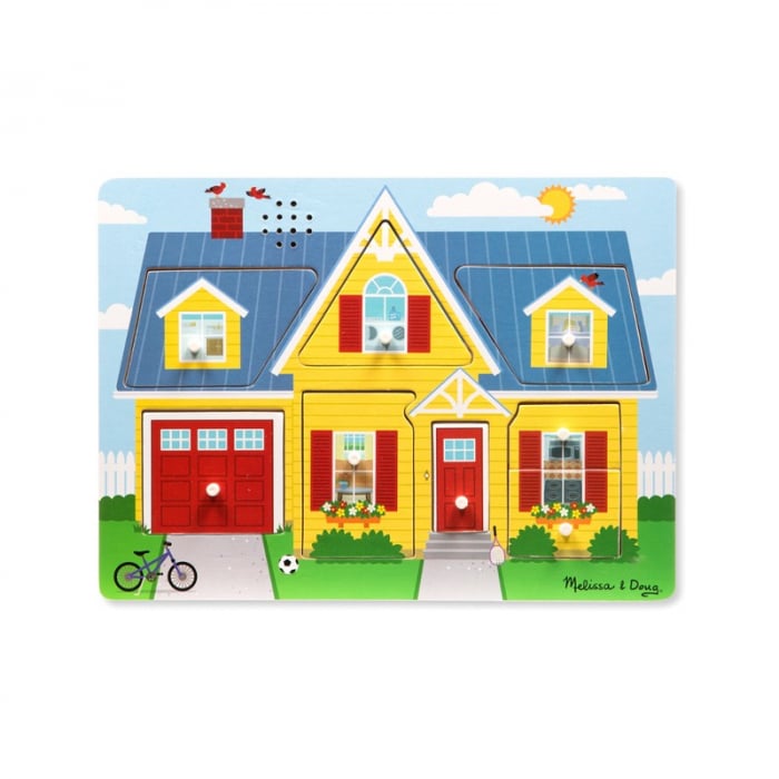 Puzzle Sunete Casa mea Melissa & Doug Educativ