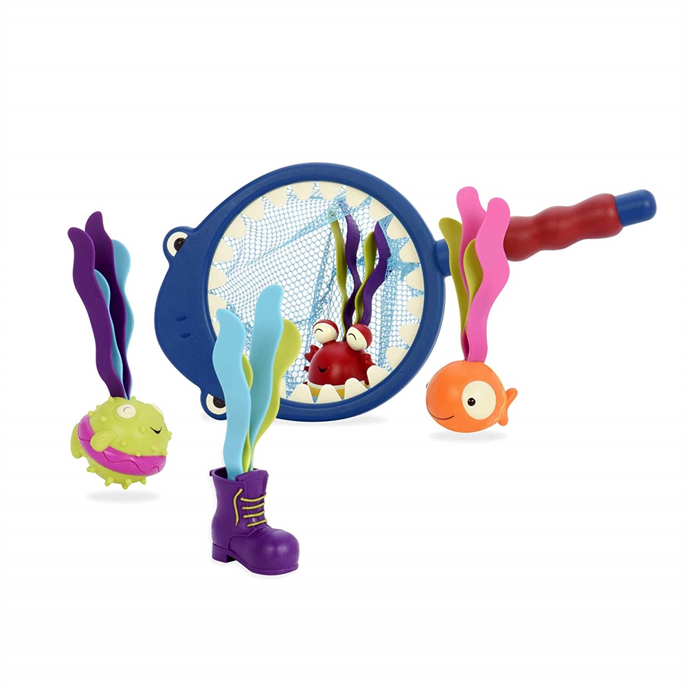 Plasa Rechin B.Toys - Jucarie Baie Educativa - imagine 7