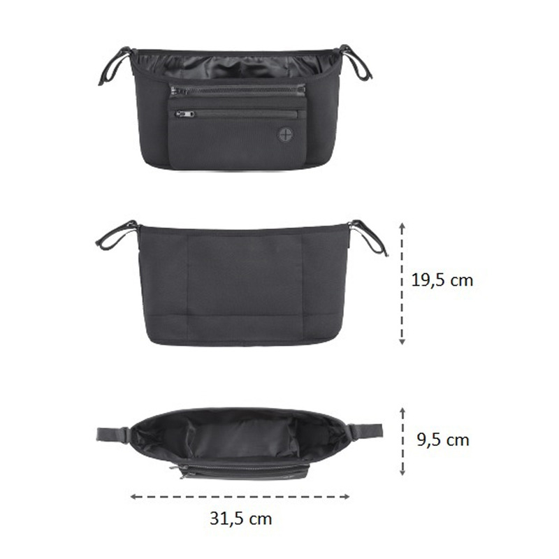 Organizator Carucior Petite&Mars Negru Universal - imagine 4