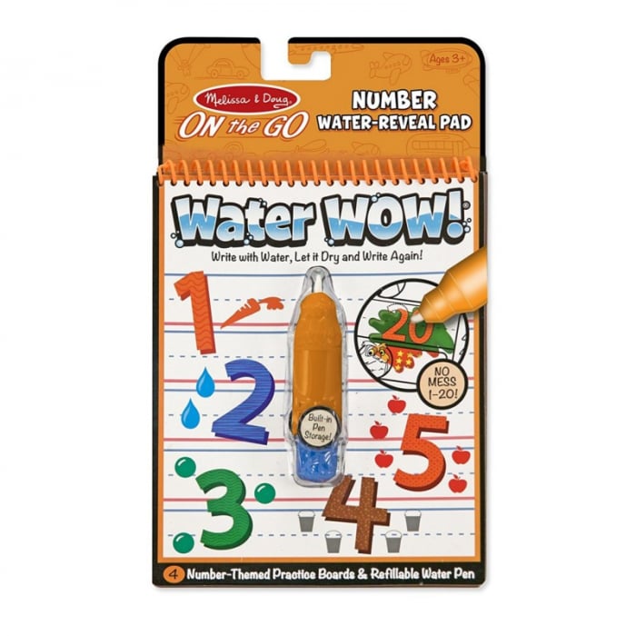 Carnet Colorat Apa Magica Numerele - Melissa & Doug