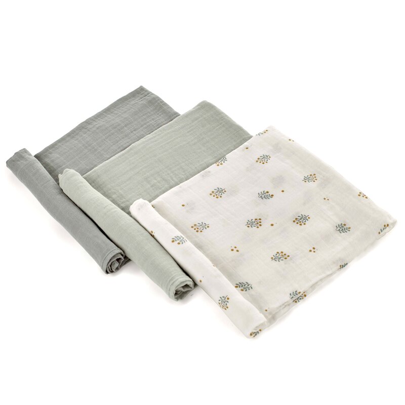 Set 3 Scutece Jane Muselina Bambus Hipoalergenic - imagine 2