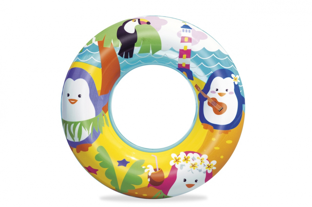 Colac Gonflabil Copii Pinguin 51 cm Bestway