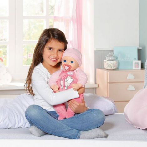 Baby Annabell Papusă Interactivă, Corp Moale, 43 cm - imagine 5