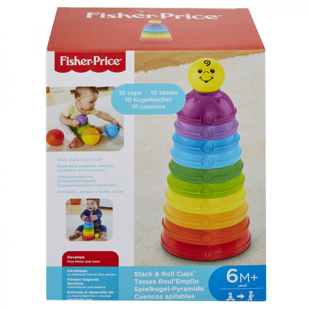 Piramida Cupelor Fisher Price | Jucarie Educativa