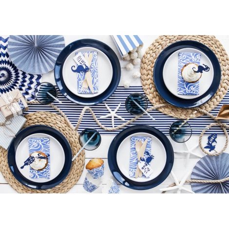 Party Deco Rozete Bleu Decor Petrecere 3buc - imagine 4