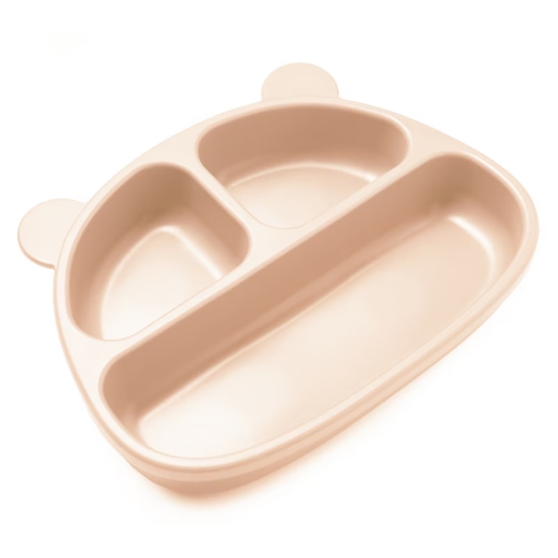 Farfurie silicon 3 compartimente Kidnort - imagine 3