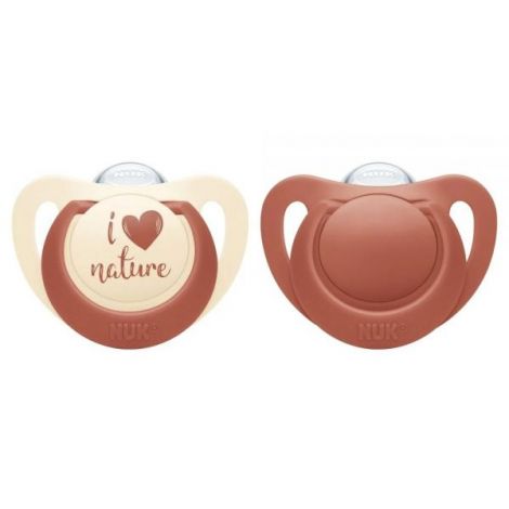 Suzeta Nuk for Nature 0-6 luni 2 buc - imagine 2