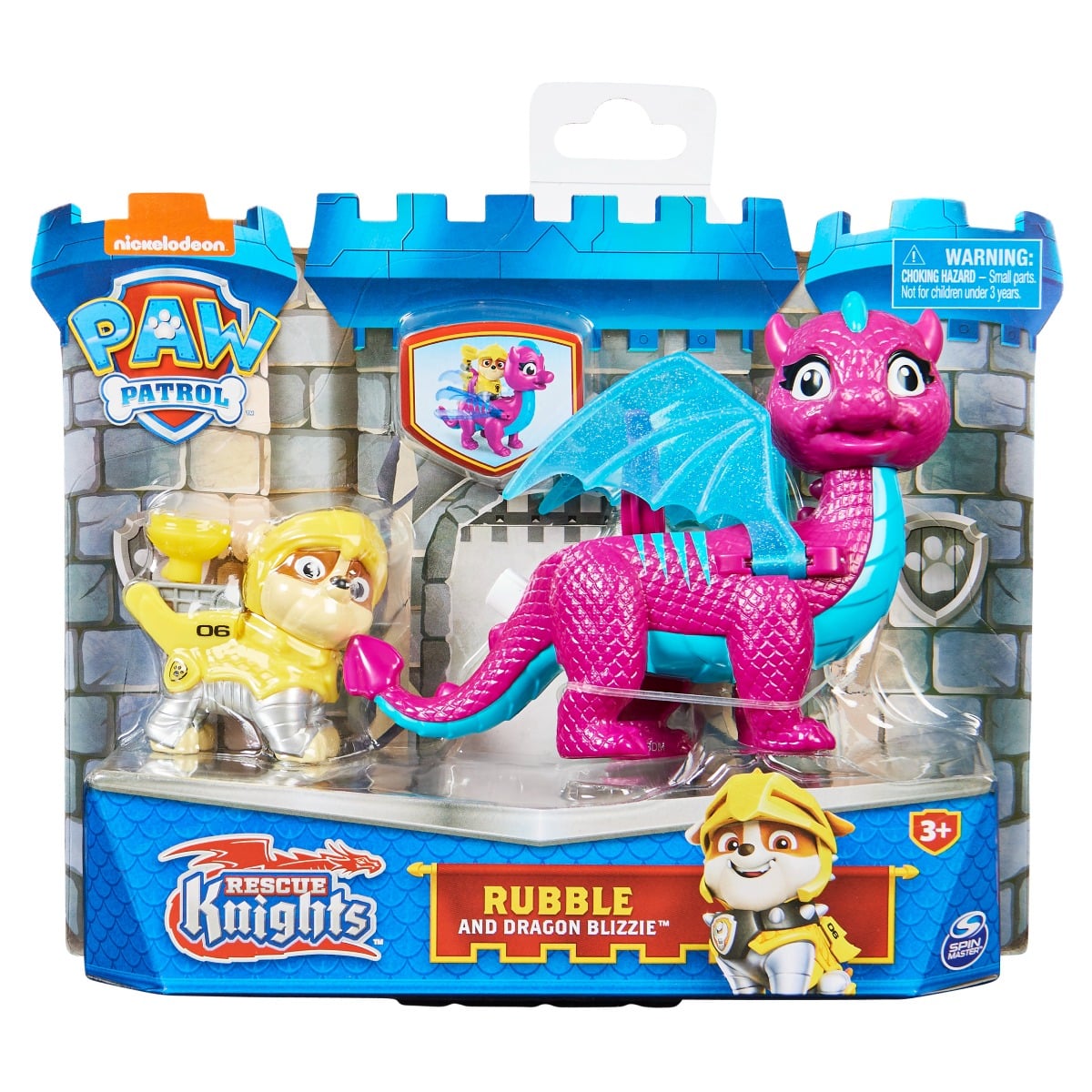 Paw Patrol Rescue Knights: Rubble și Dragonul Blizzie