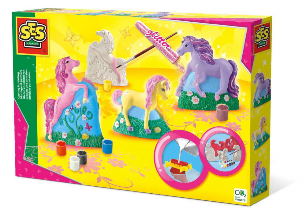 Set Pictura Cai 3D | Jucarie Creativa Ses