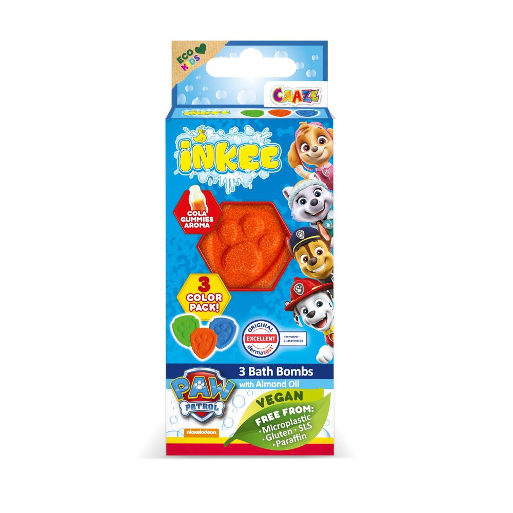 Bombe Baie Paw Patrol Inkee Craze 3 buc