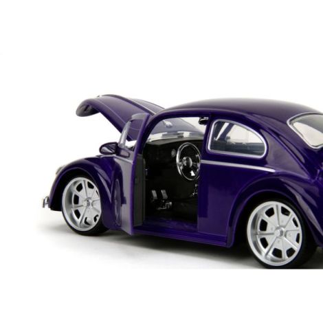 Jada Wednesday VW Beetle + Figurină Metalică - imagine 4