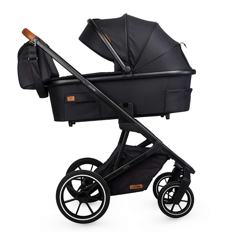 Coccolle Nessia 2in1, Roti Cauciuc, Negru - imagine 9