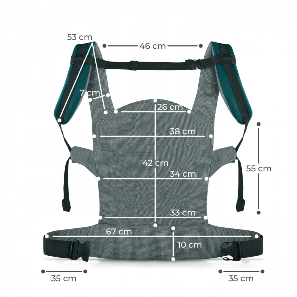 Marsupiu Kinderkraft Milo - Ergonomic și Confortabil - imagine 5