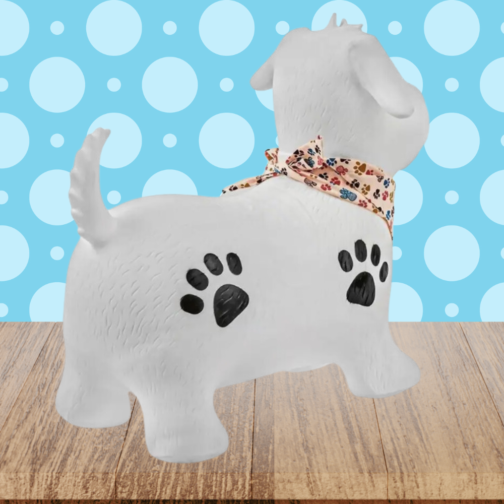 Jumper Gonflabil NiceKids White Dog - Distracție Activă - imagine 6