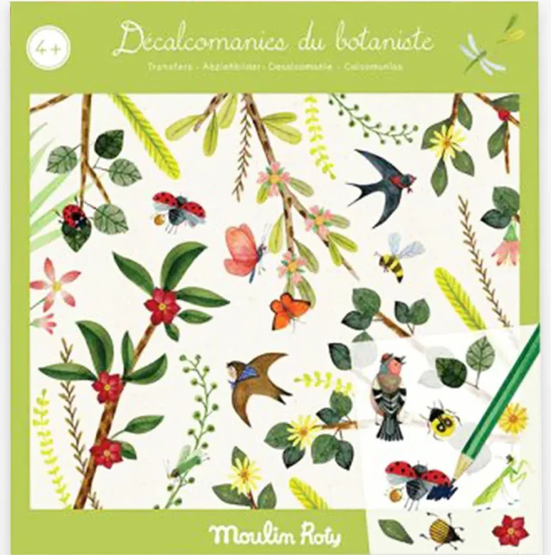 Abtibilduri Botanist Moulin Roty | Decoratiune Creativa