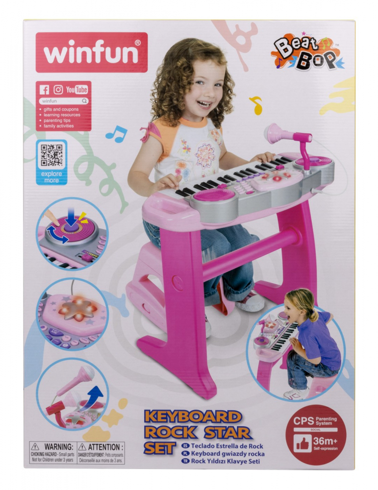 Winfun Orga Electronică 37 Taste Jucărie Educativă