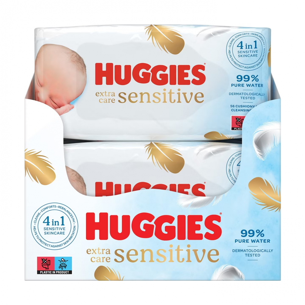 Servetele Huggies Extra Care Sensitive 448buc - imagine 5