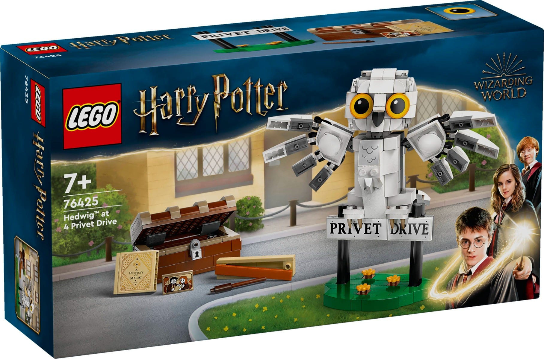 LEGO Harry Potter Hedwig 76425 - Set Constructie