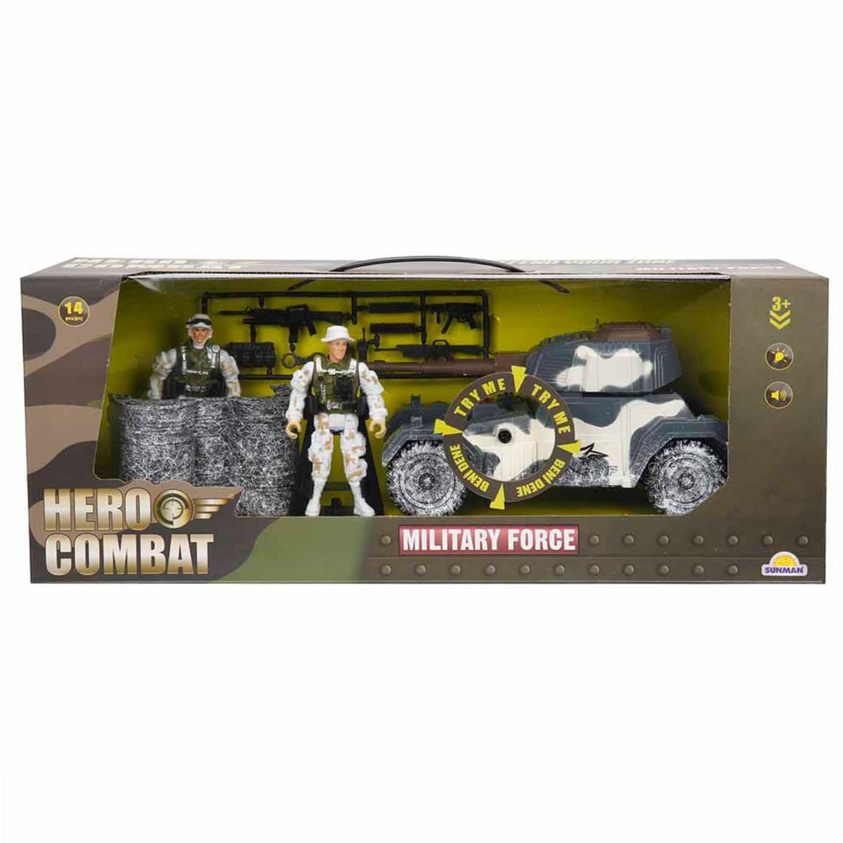 Set Tanc Hero Combat cu Figurine și Sunet