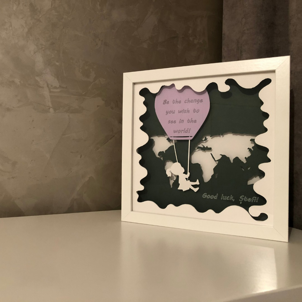Tablou Luminos Fetita 043 - Noorhandmadeatelier - imagine 5
