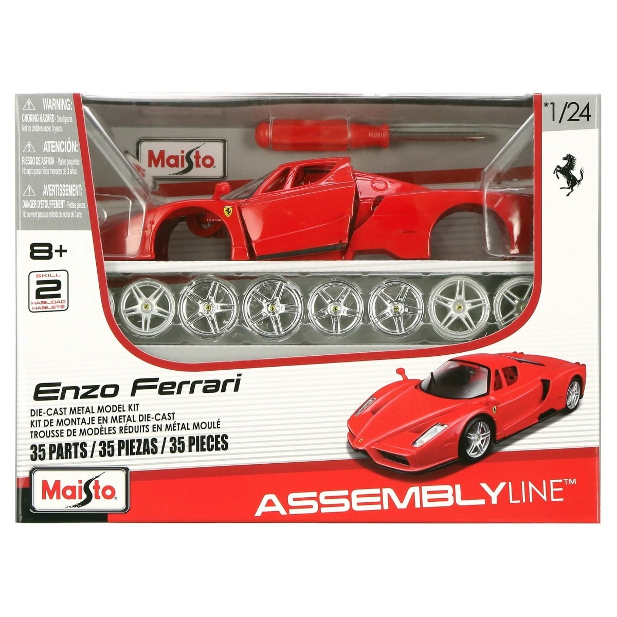 Set Ferrari Enzo Maisto 1:24 Construcție