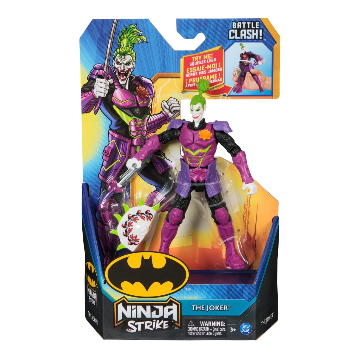 Figurina The Joker Ninja Strike DC Comics, 15 cm