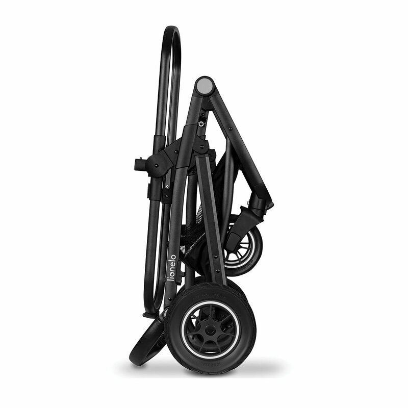 Carucior 3 in 1 Lionelo Bianka Gri, Aluminiu - imagine 5