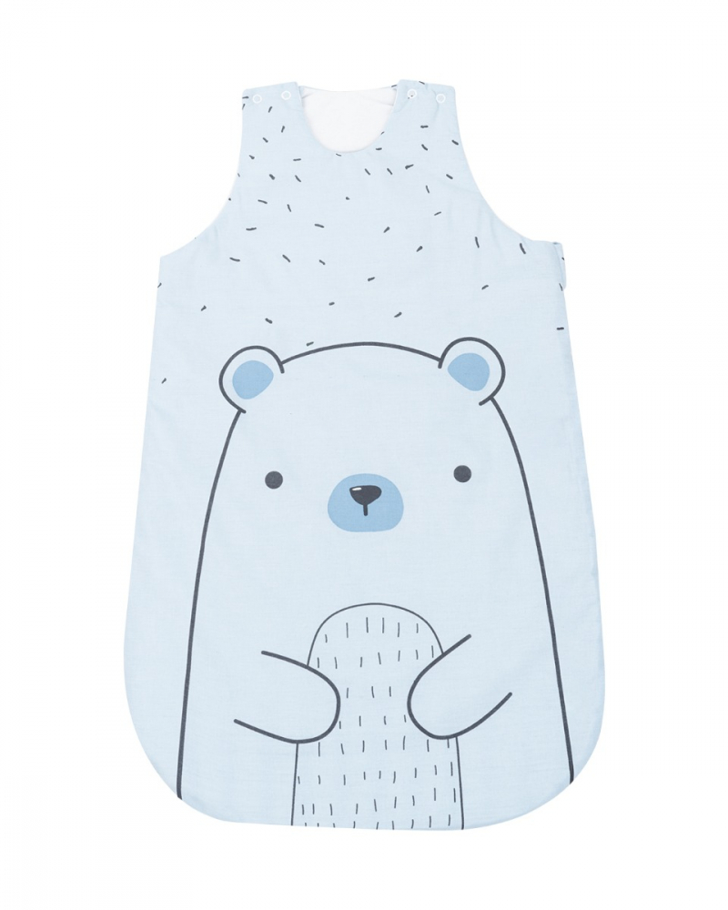 Sac de dormit KikkaBoo Bear Blue 0-6 luni