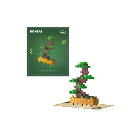 Plus-Plus Bonsai Verde - Set Constructie Creativ 49 piese - imagine 5