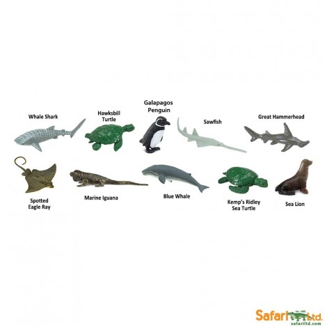 Tub 10 Figurine Specii Marine Safari Ltd - imagine 2