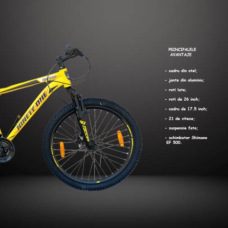 Ninety One Viper Galben 26" | Frane Disc - imagine 3