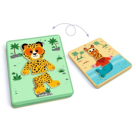 Joc Magnetic Djeco Mix n Match Creativ - imagine 3