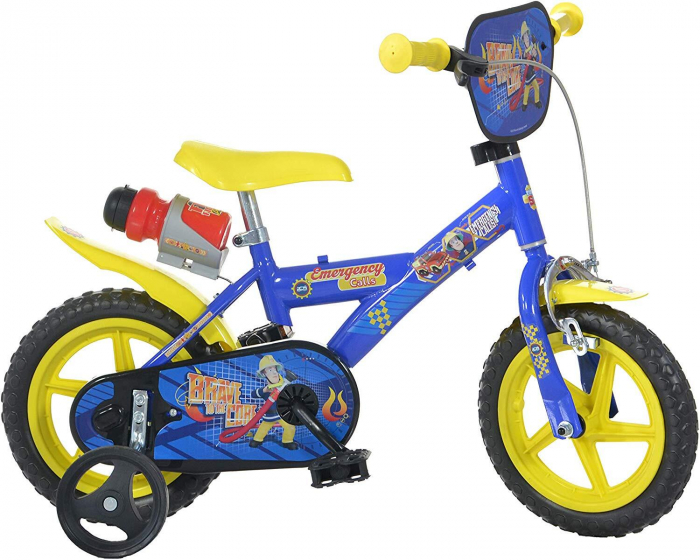 Bicicleta Pompierul Sam 12" Dino Bikes