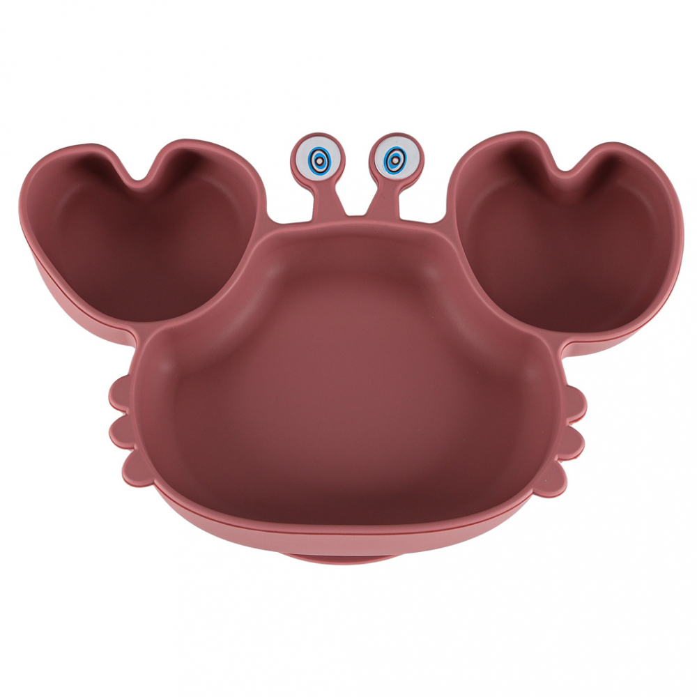 Set Hranire Copii Ikonka Silicon 9 Piese Pink - imagine 2