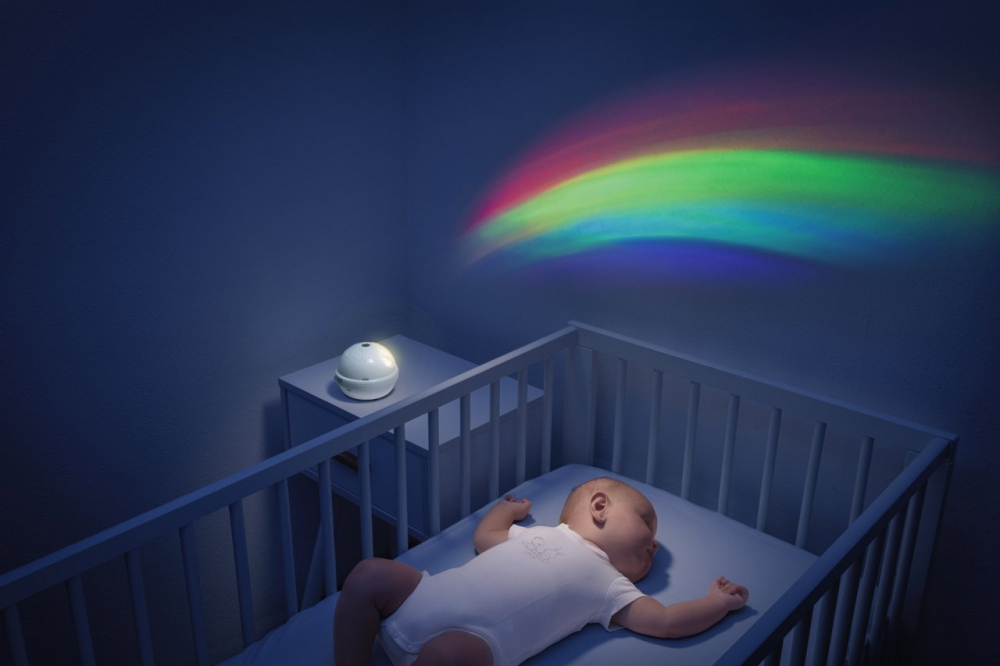 Carusel Chicco Rainbow cu Proiecție 3 în 1 - imagine 5