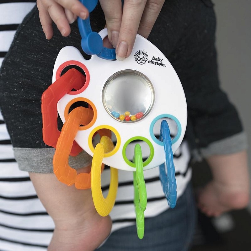 Jucarie Zornaitoare Bright Starts | Inele Multicolore - imagine 7