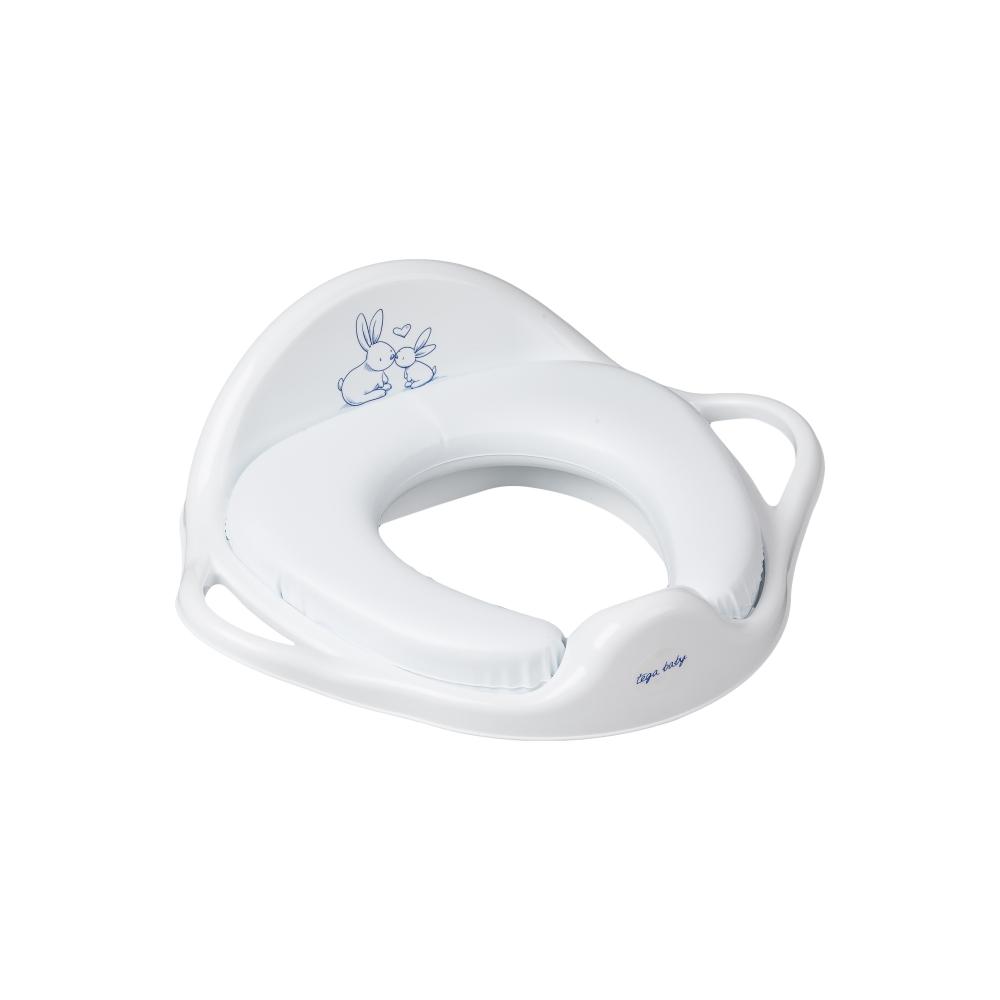 Reductor toaletă Tega Baby Little Bunny Alb