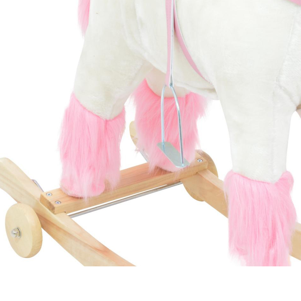 Balansoar Little Mom Princess Pluș + Sunete - imagine 4