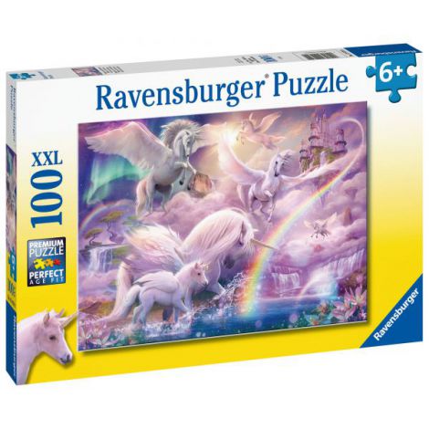 Puzzle Unicorns 100 piese Ravensburger - imagine 3