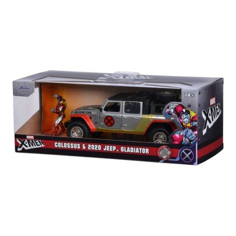 Jada Marvel Jeep Gladiator + Figurina Colossus 1:32