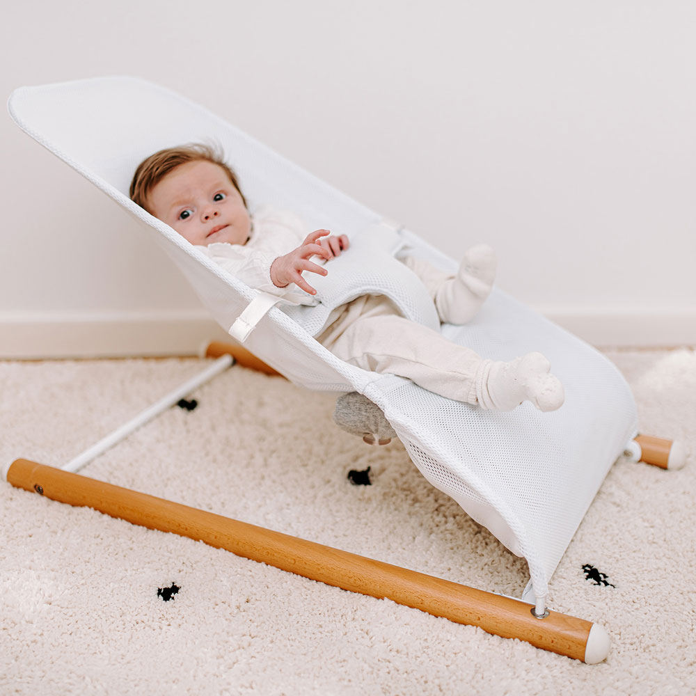 Balansoar Childhome Evolux Natural/Alb, Ergonomic - imagine 3