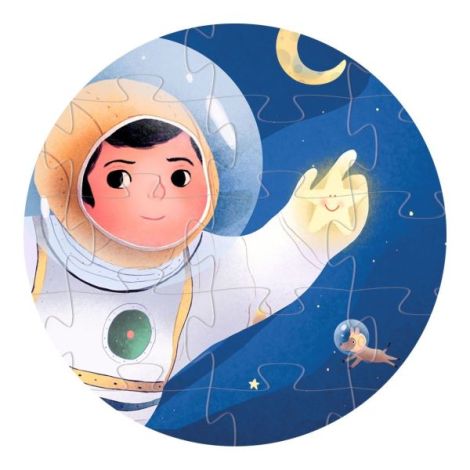 Puzzle Astronaut Luna Djeco 4+ ani - imagine 2