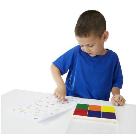 Tusiera Melissa & Doug Curcubeu, 6 Culori Lavabile - imagine 3