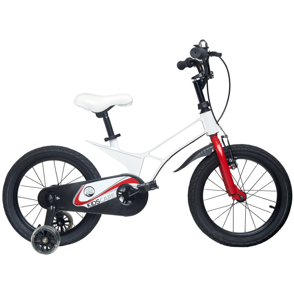 Bicicleta KidsCare 16" Magneziu, Albastră - imagine 5
